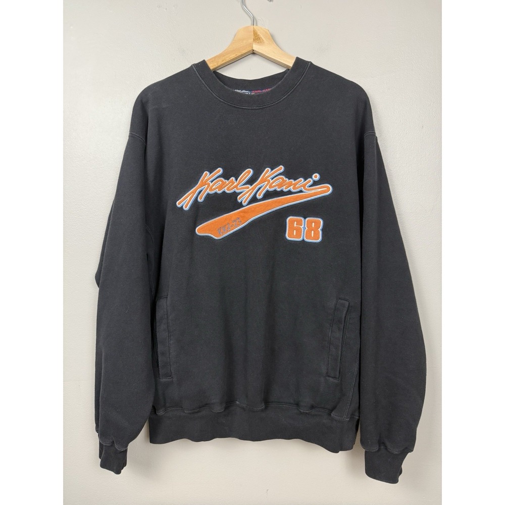 Vintage Karl Kani Embroidered‎ Sweatshirt 90's Y2k Streetwear Hip Hop Crewneck
